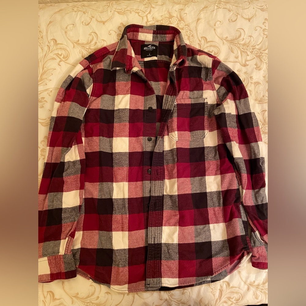 Hollister Flannel Shirt L